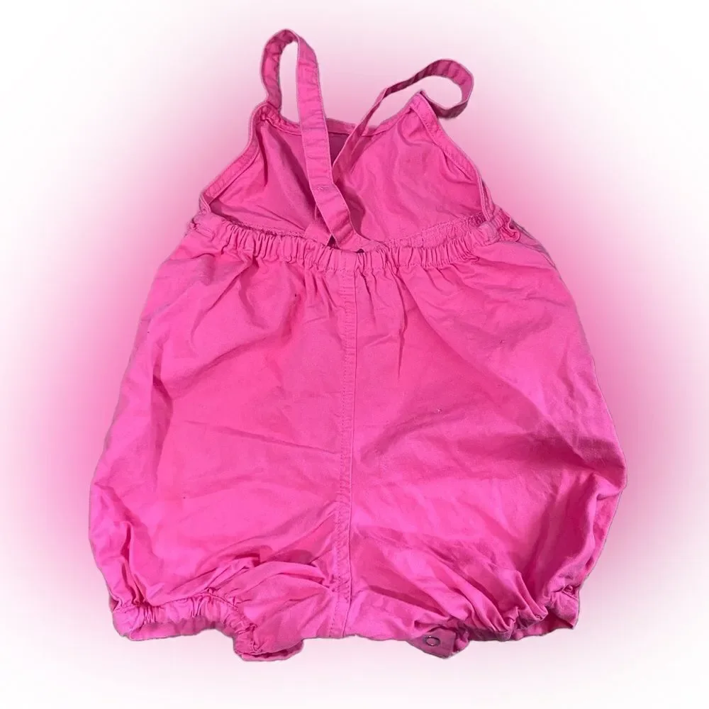 Infant Girls Ralph Lauren Pink Romper Outfit